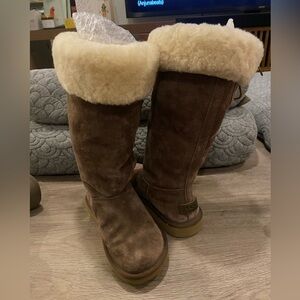 UGG Tan Shearling Lined Boots